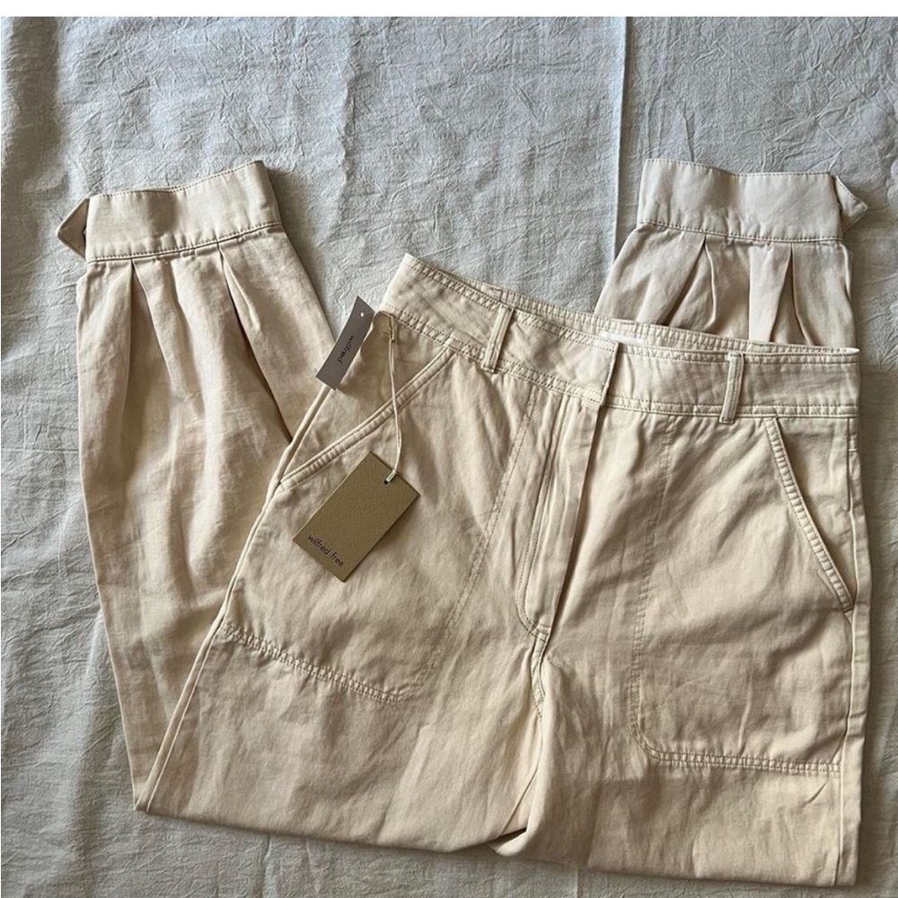Wilfred Free Cream Ankle-Length Pants